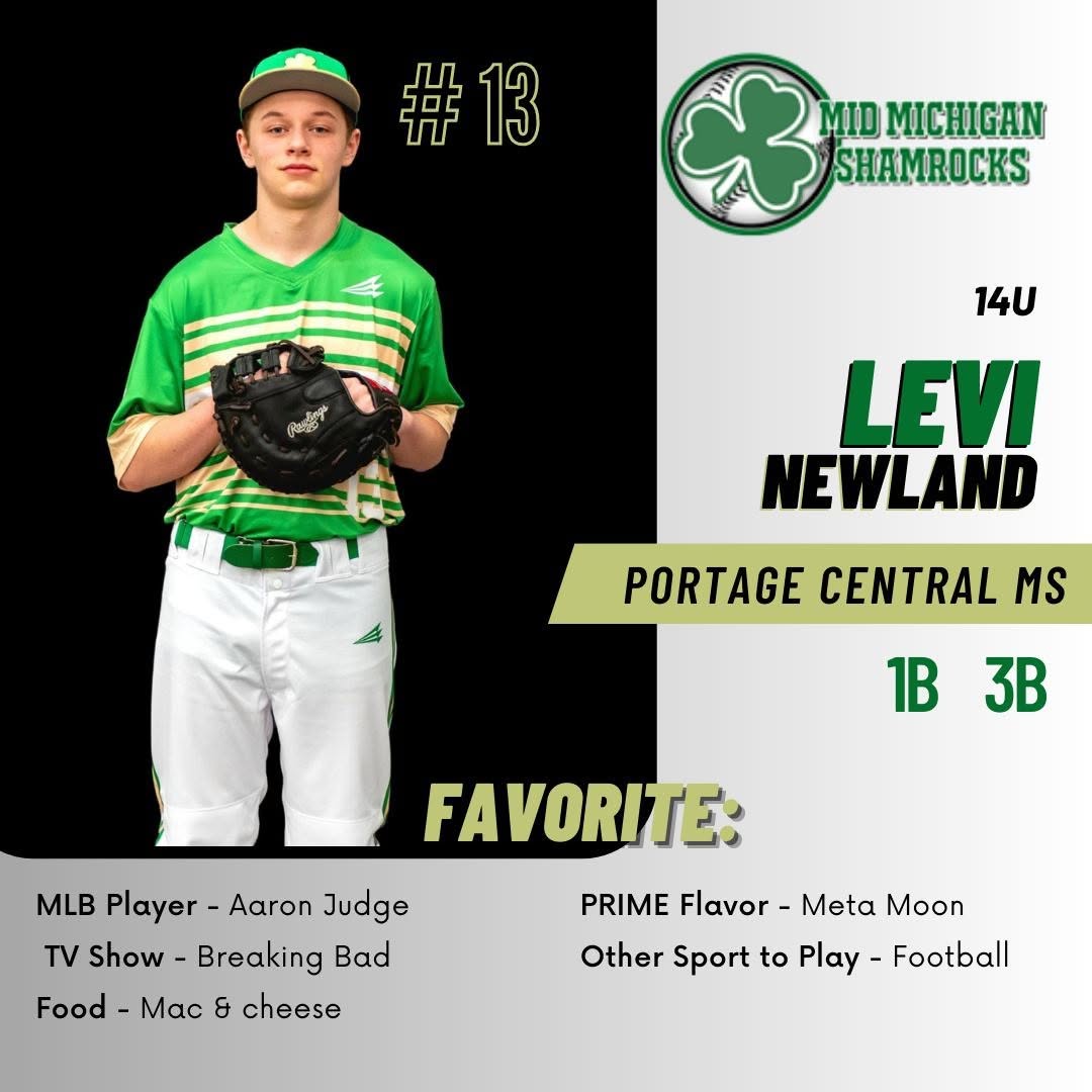 Levi Newland Portage, Michigan Death-Obituary: Mid Michigan Shamrocks Talented Baseball Player Has Died